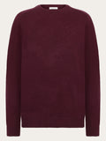 Knowledge Cotton Pullover aus Wolle wine