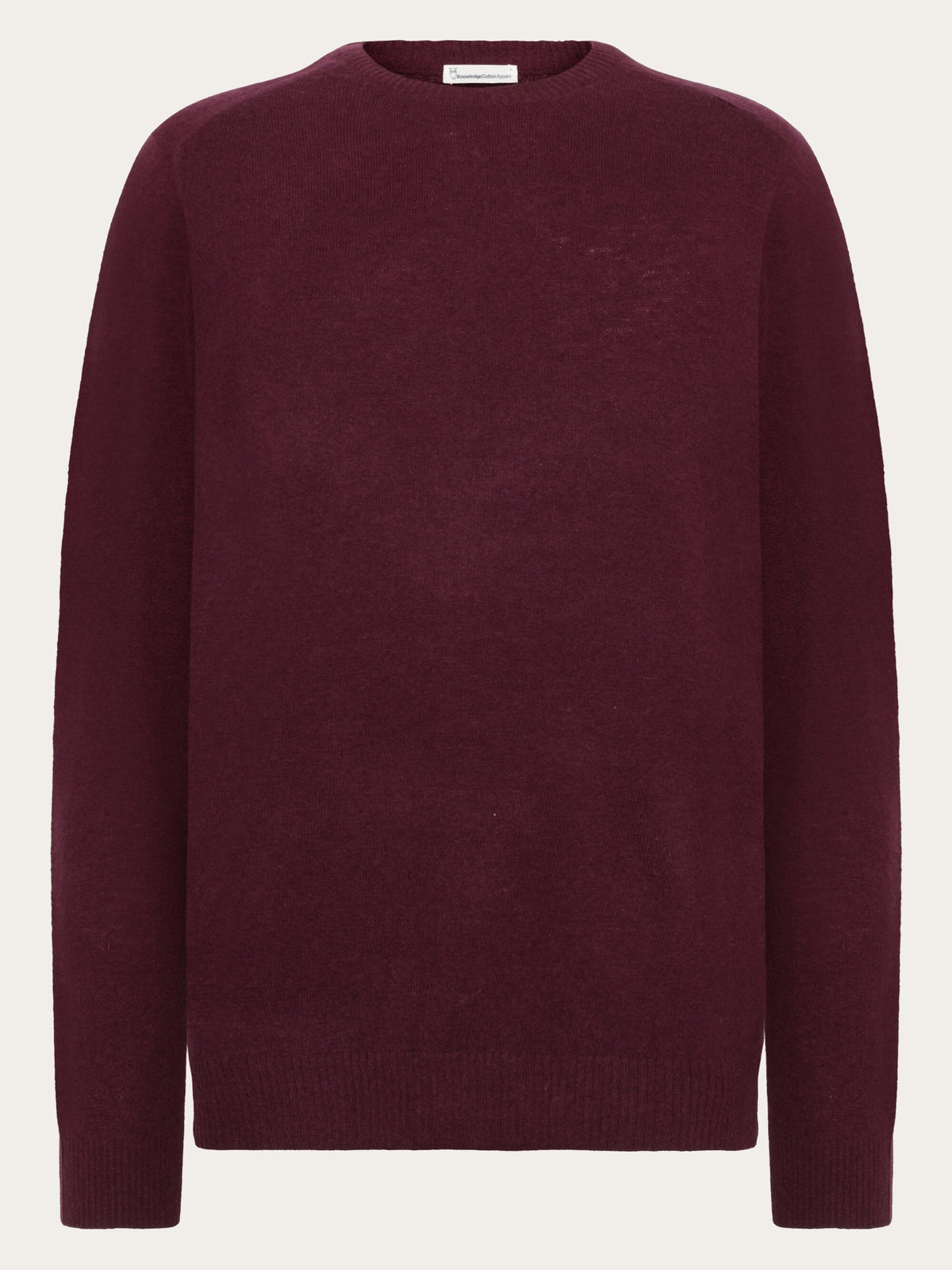 Knowledge Cotton Pullover aus Wolle wine