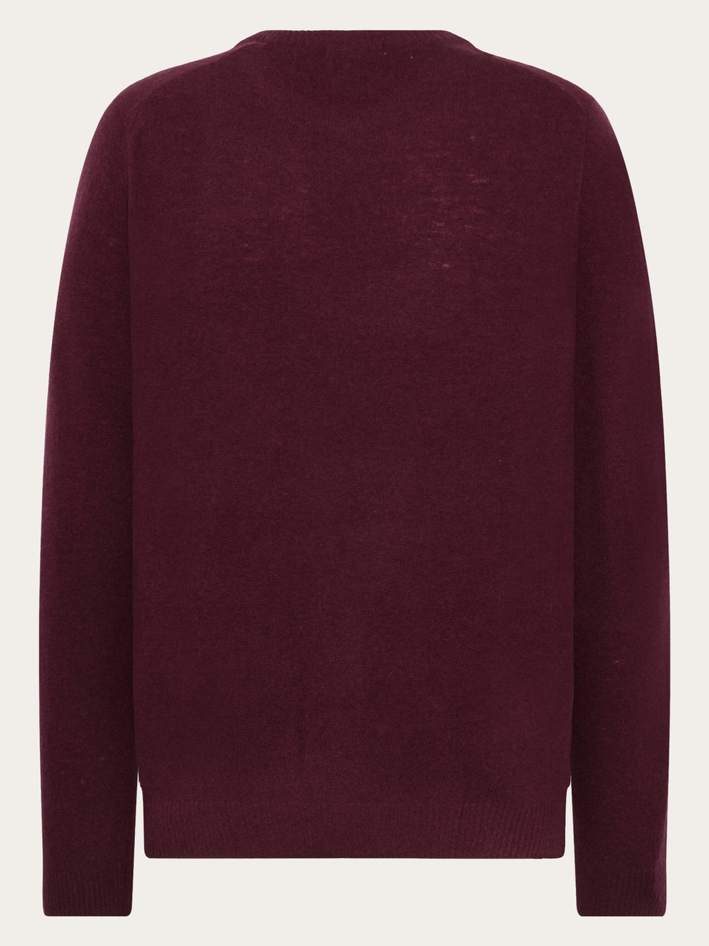 Knowledge Cotton Pullover aus Wolle wine