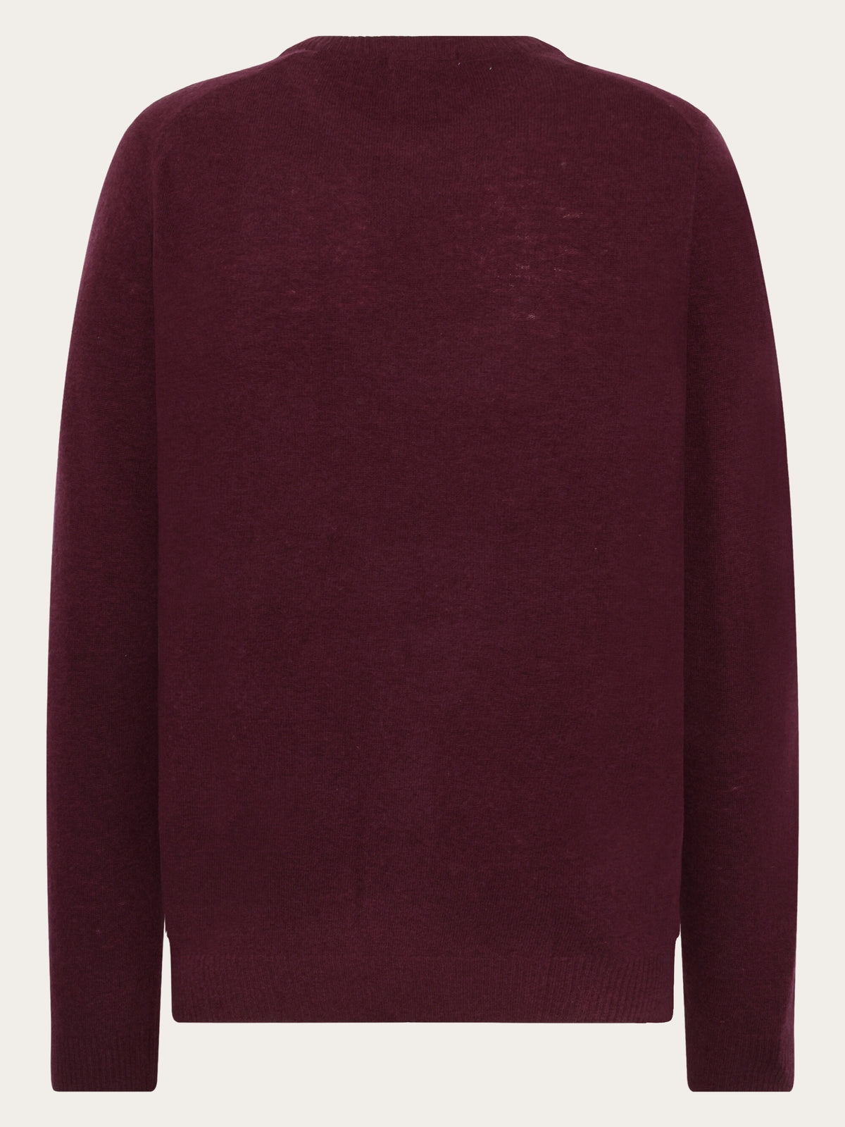 Knowledge Cotton Pullover aus Wolle wine