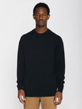 Knowledge Cotton Pullover aus Wolle blau