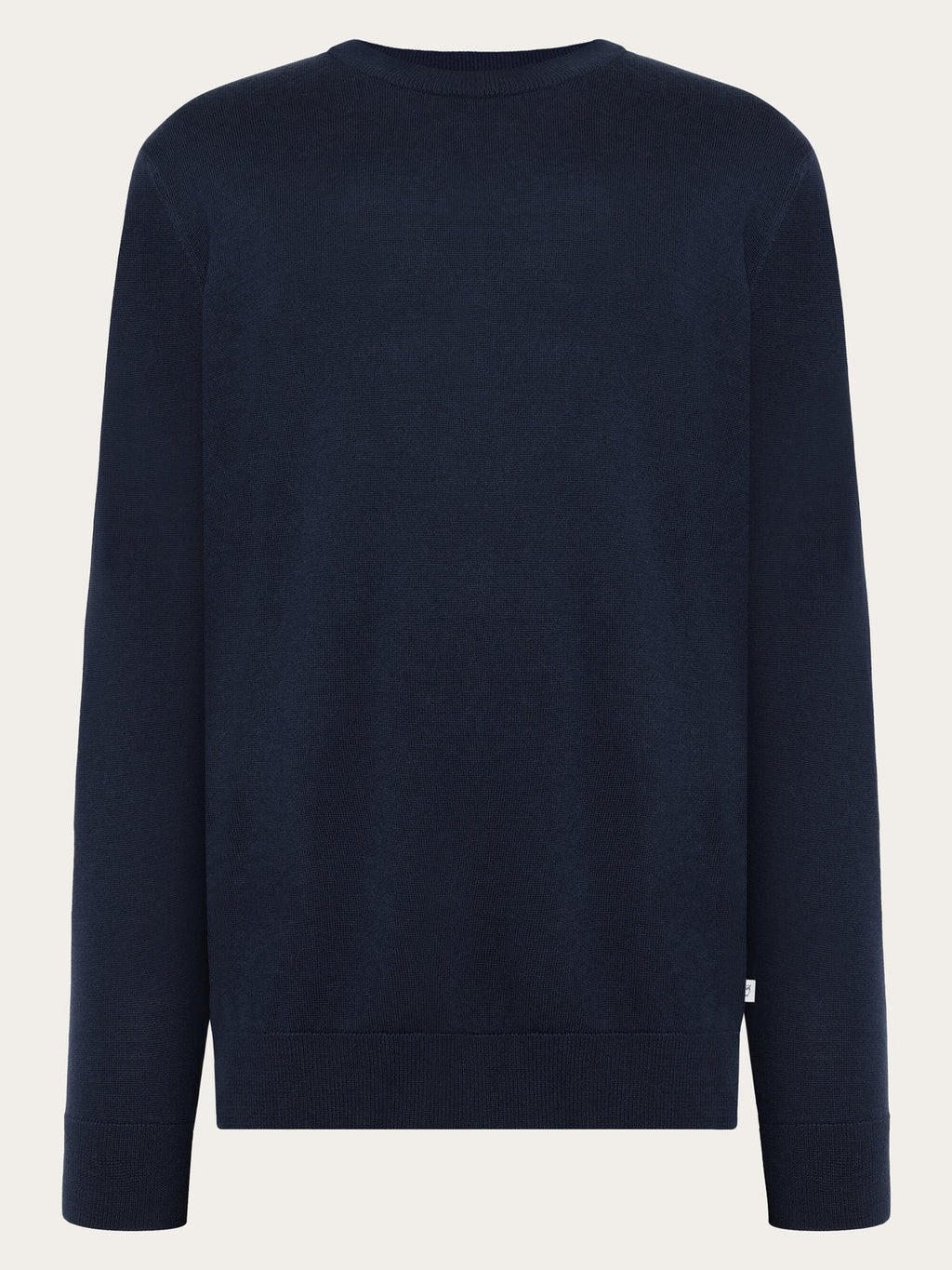 Knowledge Cotton Pullover aus Wolle blau