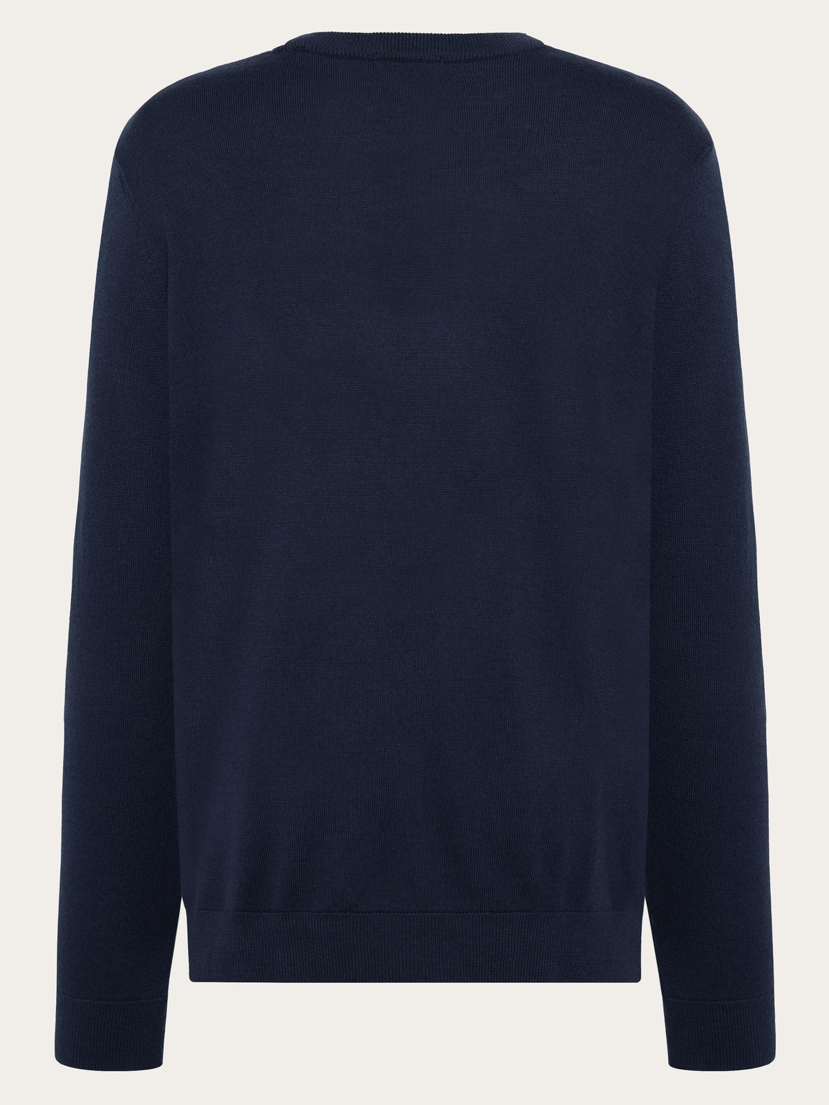 Knowledge Cotton Pullover aus Wolle blau