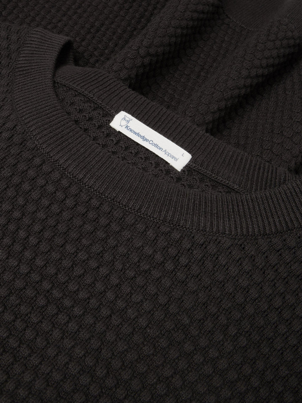 Knowledge Cotton Pullover braun/bubble