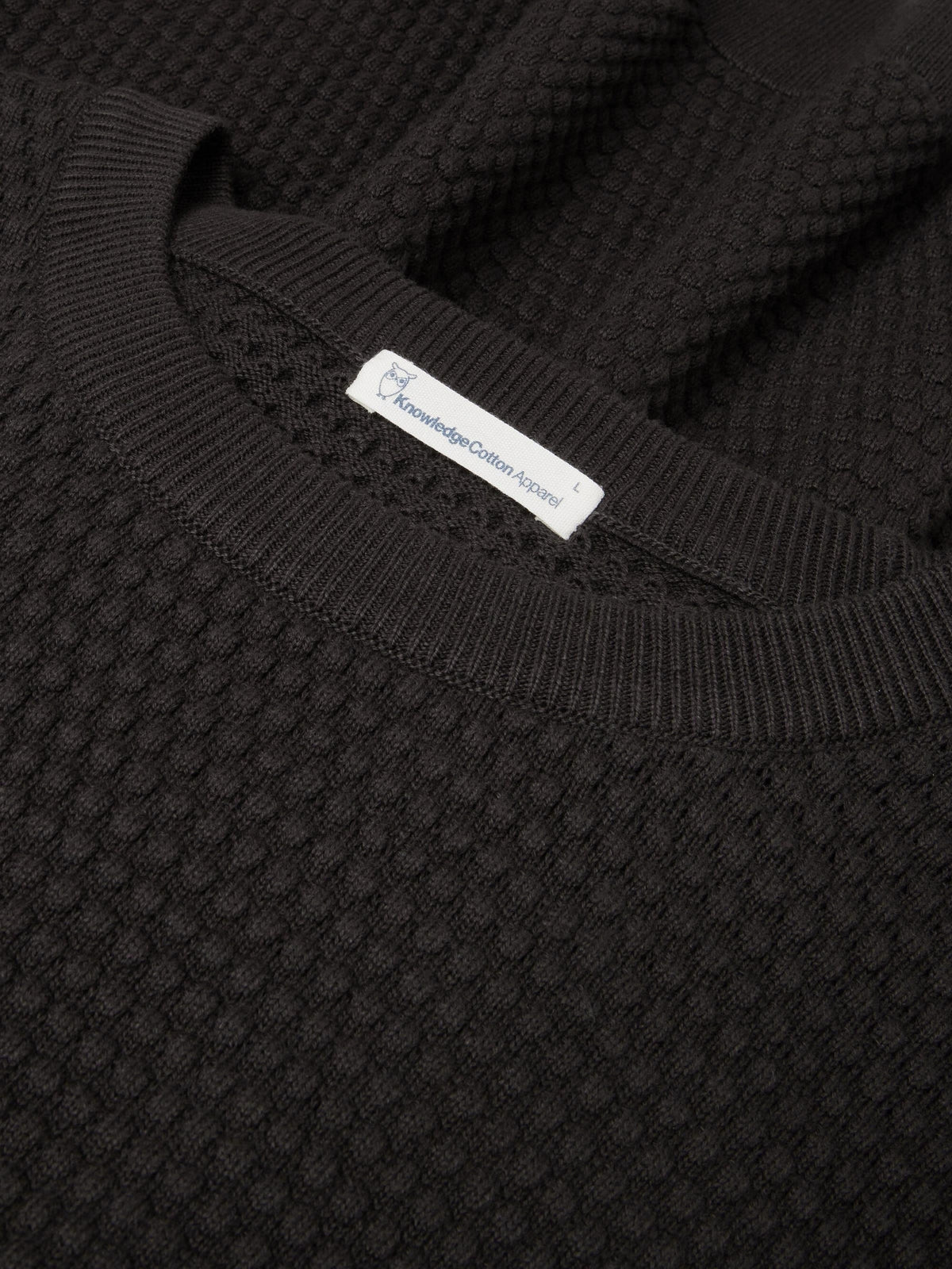 Knowledge Cotton Pullover braun/bubble