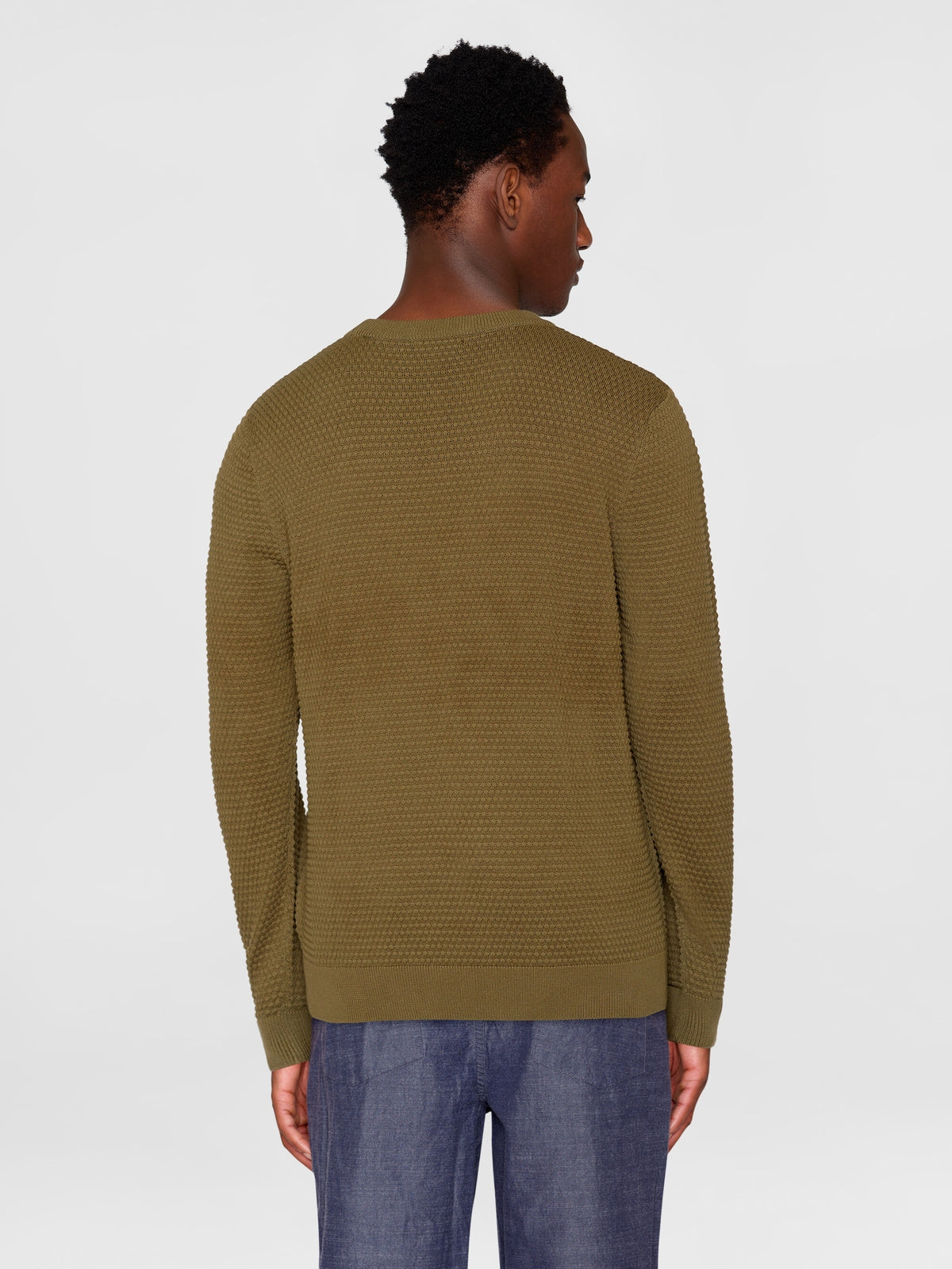 Knowledge Cotton Pullover grün/bubble