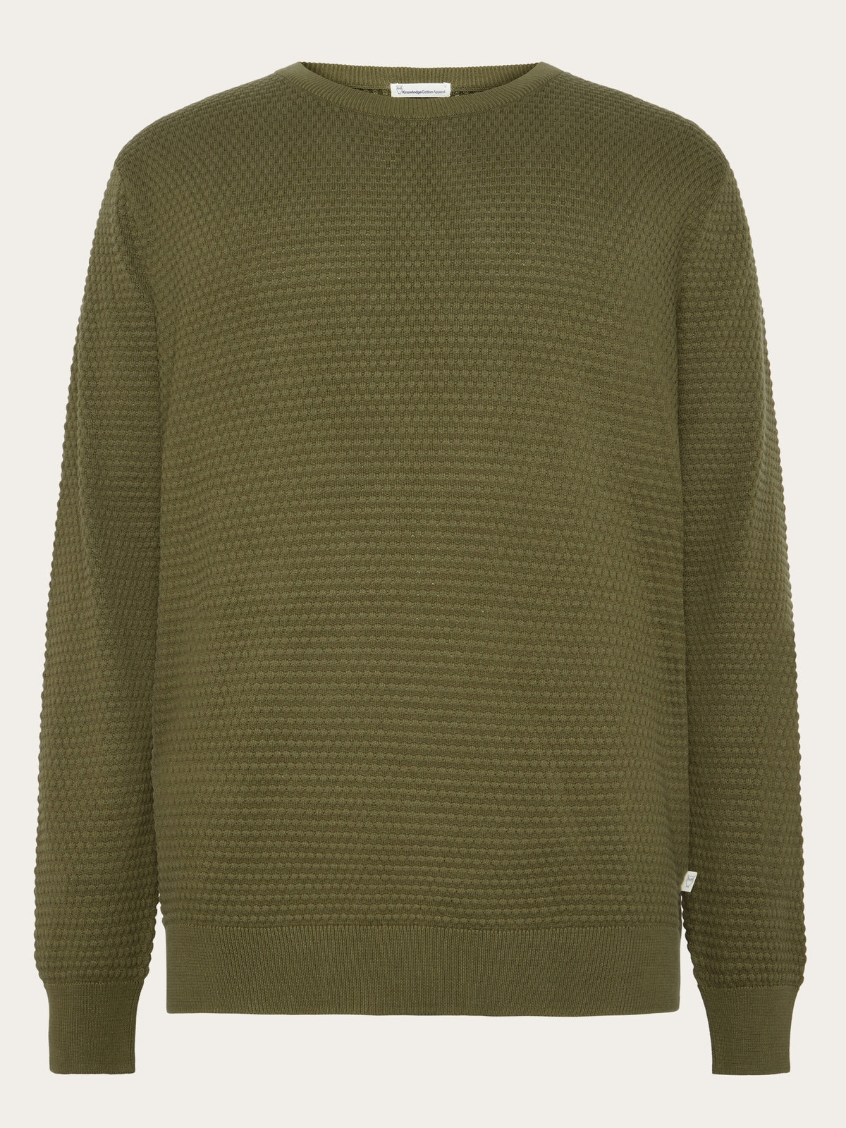 Knowledge Cotton Pullover grün/bubble