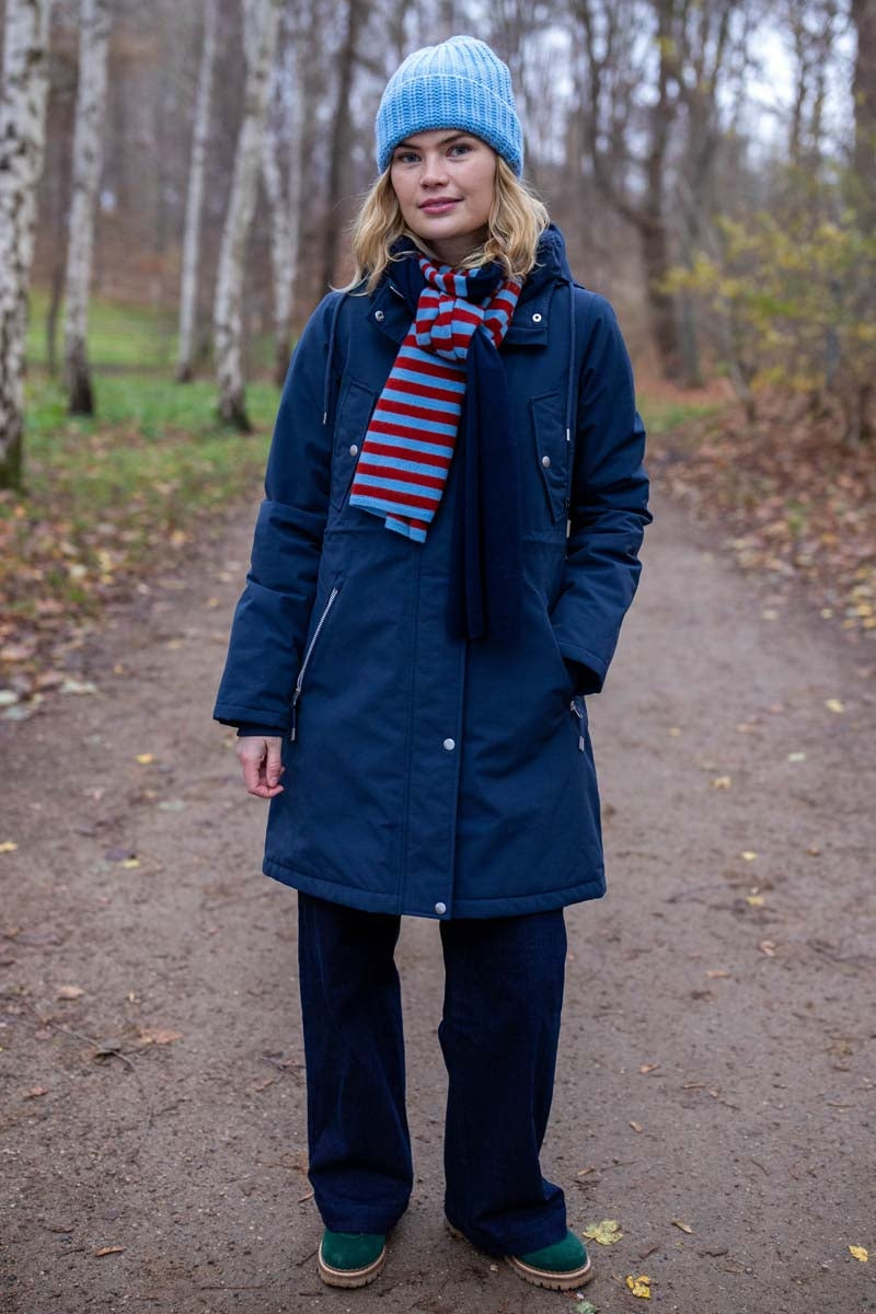 Danefae Wintermantel "Beate" blau