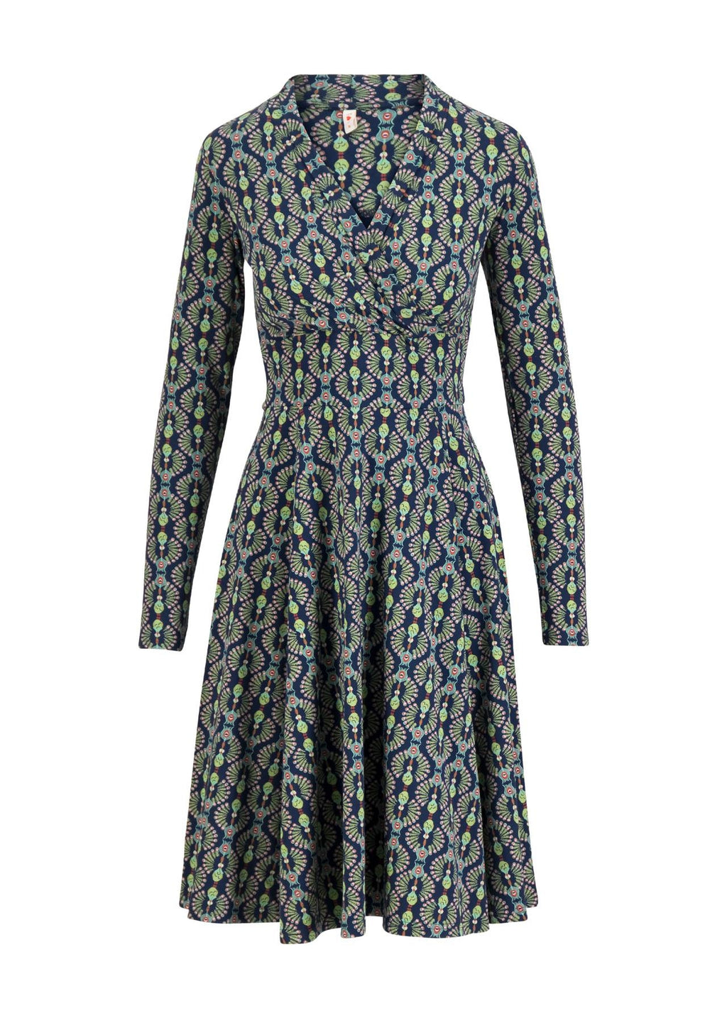 Blutsgeschwister Kleid "Shalala Tralala" blau/bunt gemustert