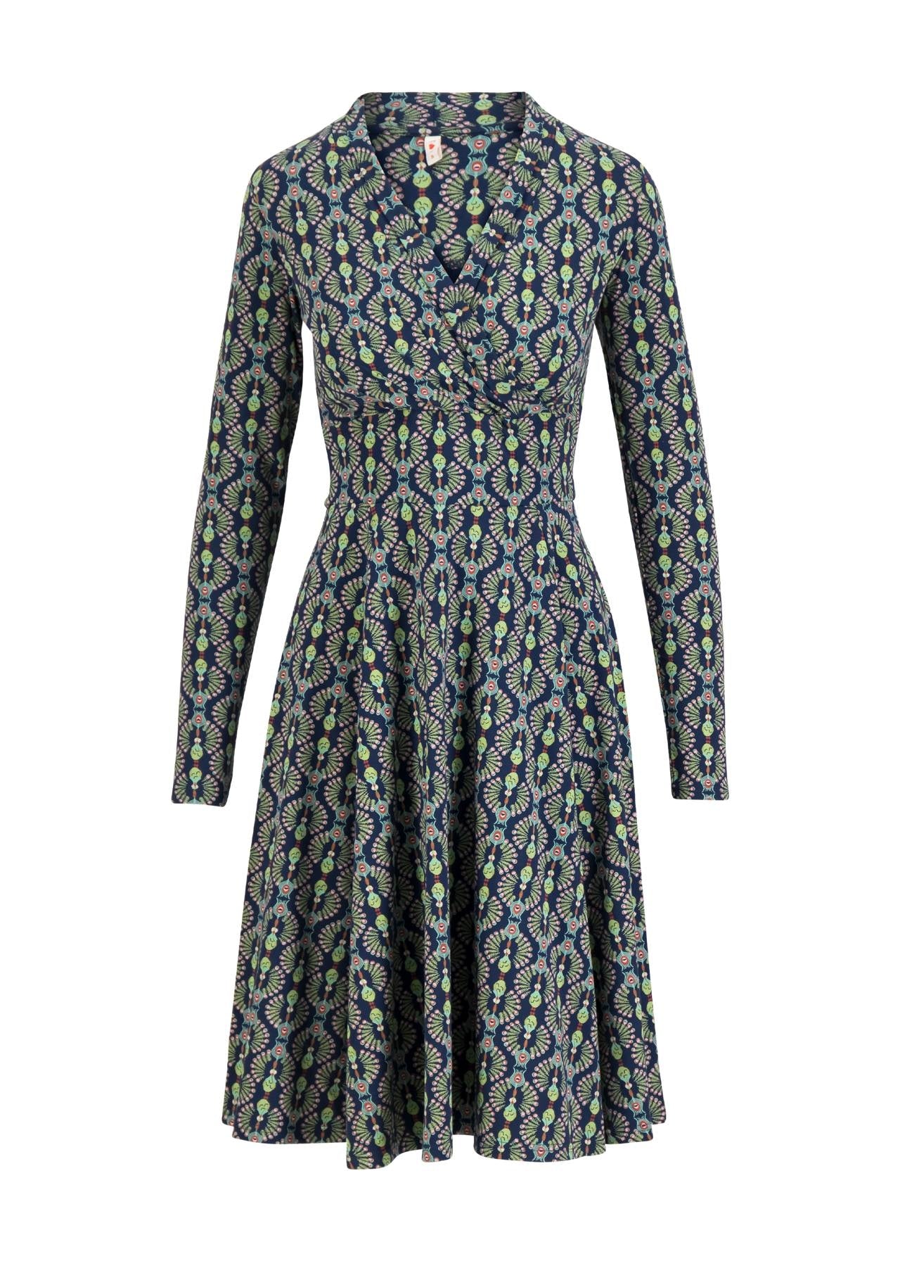 Blutsgeschwister Kleid "Shalala Tralala" blau/bunt gemustert