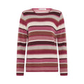 Mansted Pullover "Mathilde" beere gestreift