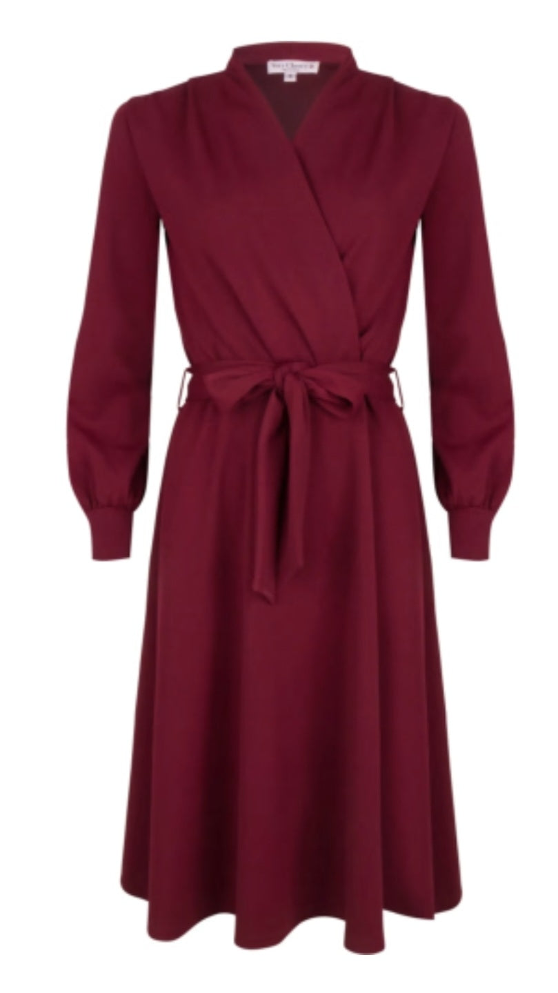 Verry Cherry Kleid "Cross over Dress" beere