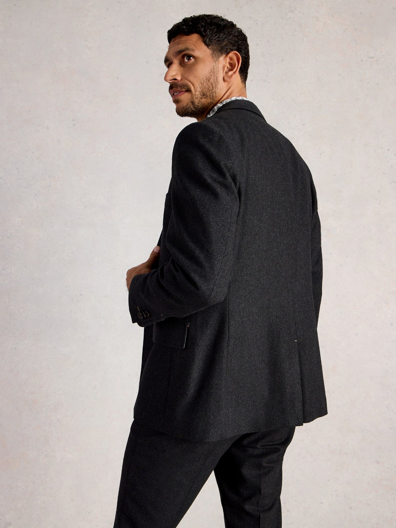 White Stuff Jacket aus Wolle anthrazit