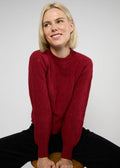 Blutsgeschwister Pullover "Fine Craft Crew" rot
