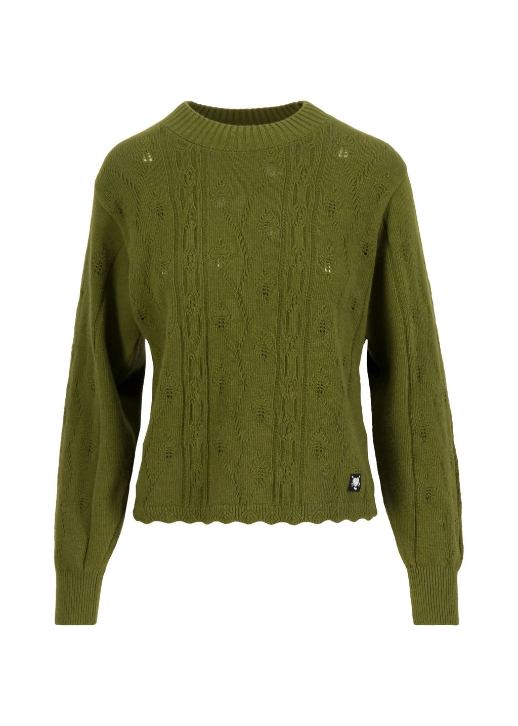 Blutsgeschwister Pullover "Fine Craft Crew" grün