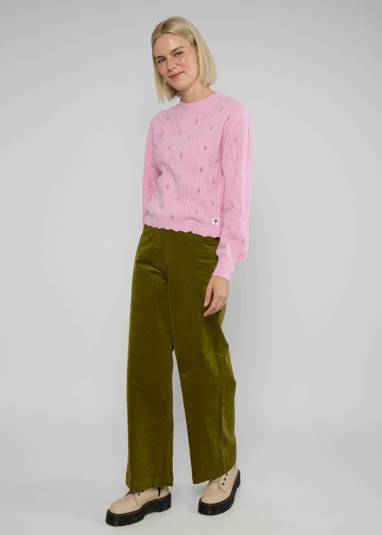 Blutsgeschwister Pullover "Fine Craft Crew" rosè