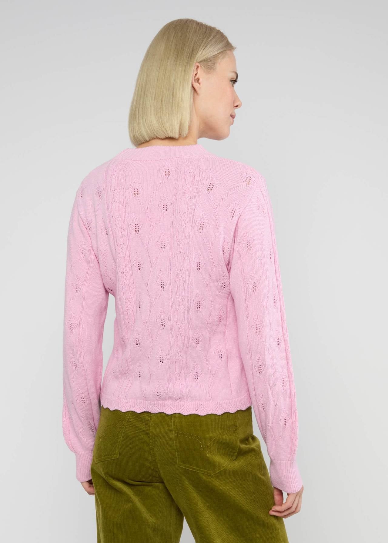 Blutsgeschwister Pullover "Fine Craft Crew" rosè