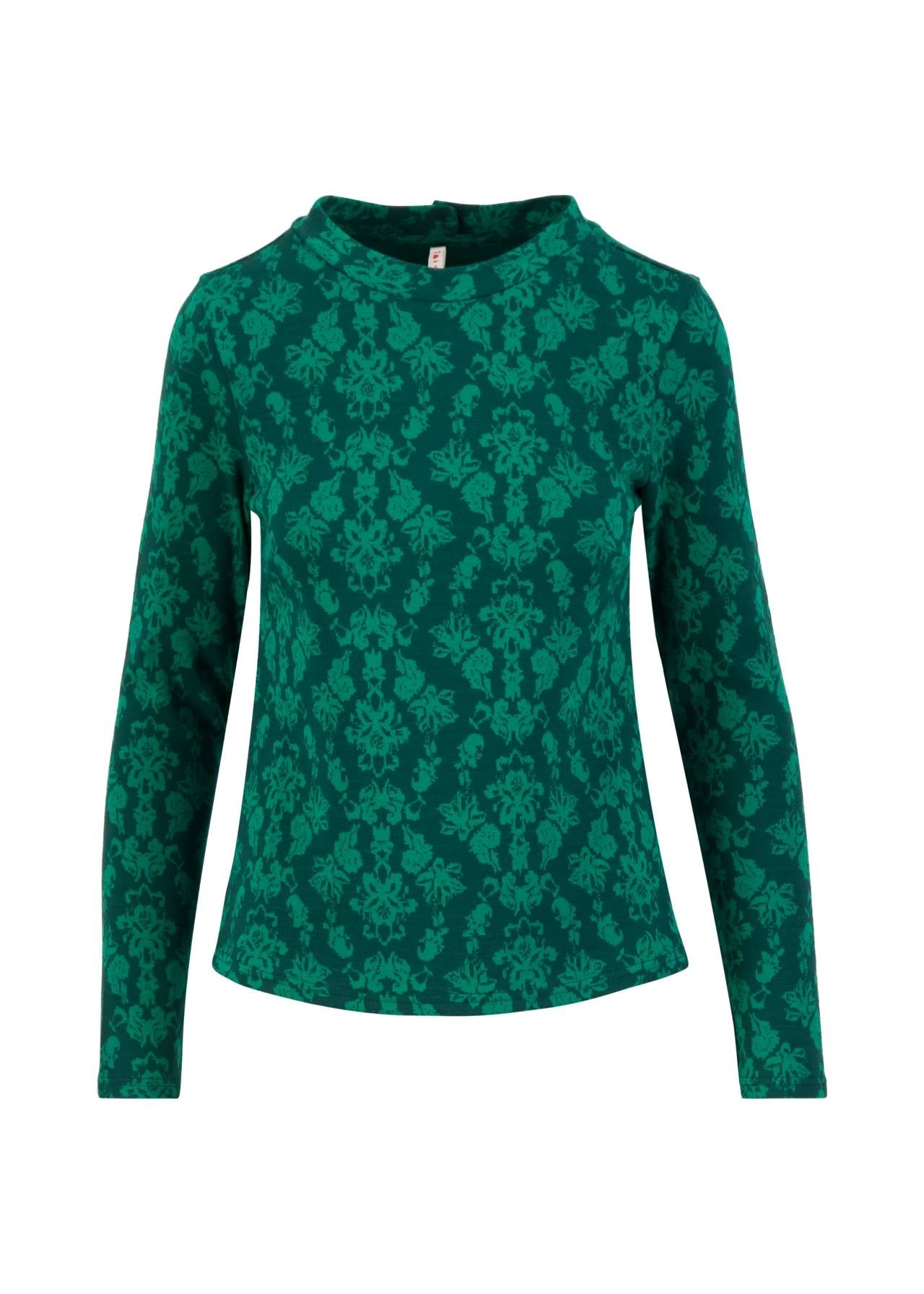 Blutsgeschwister Pullover "Safe and Warm Turtle" grün/gemustert