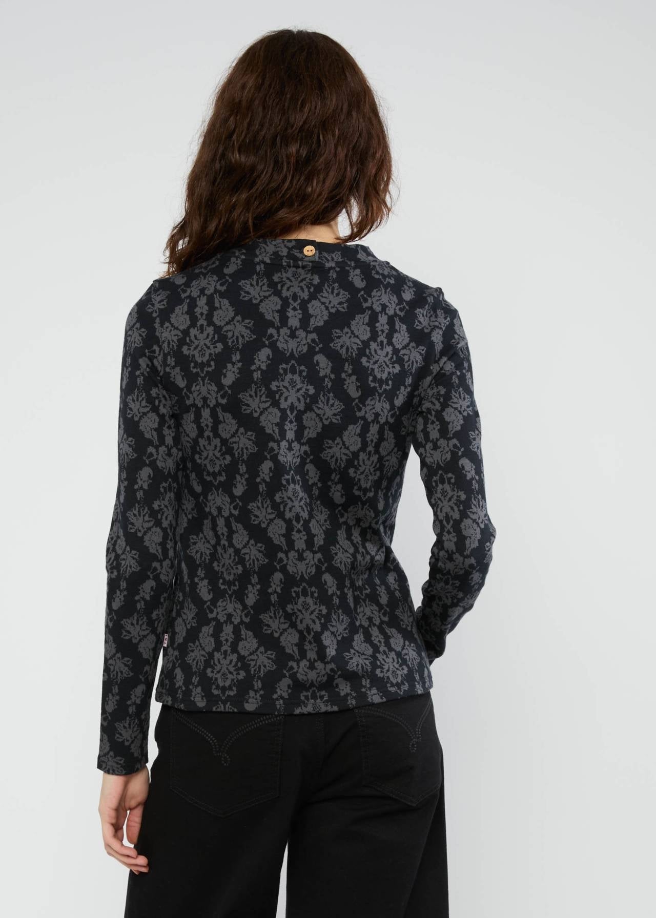 Blutsgeschwister Pullover "Safe and Warm Turtle" grau/gemustert