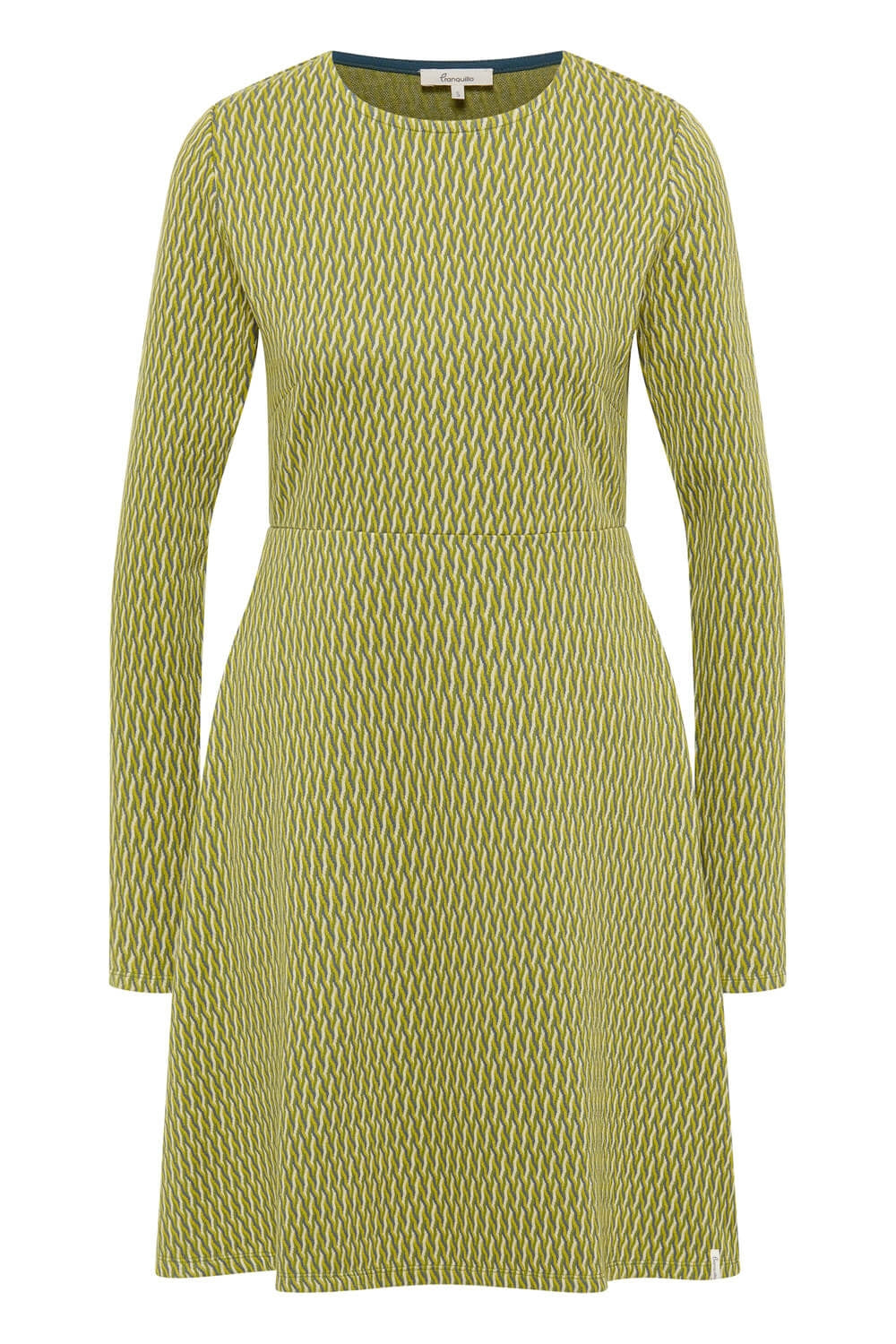 Tranquillo Kleid E140 grün/gemustert