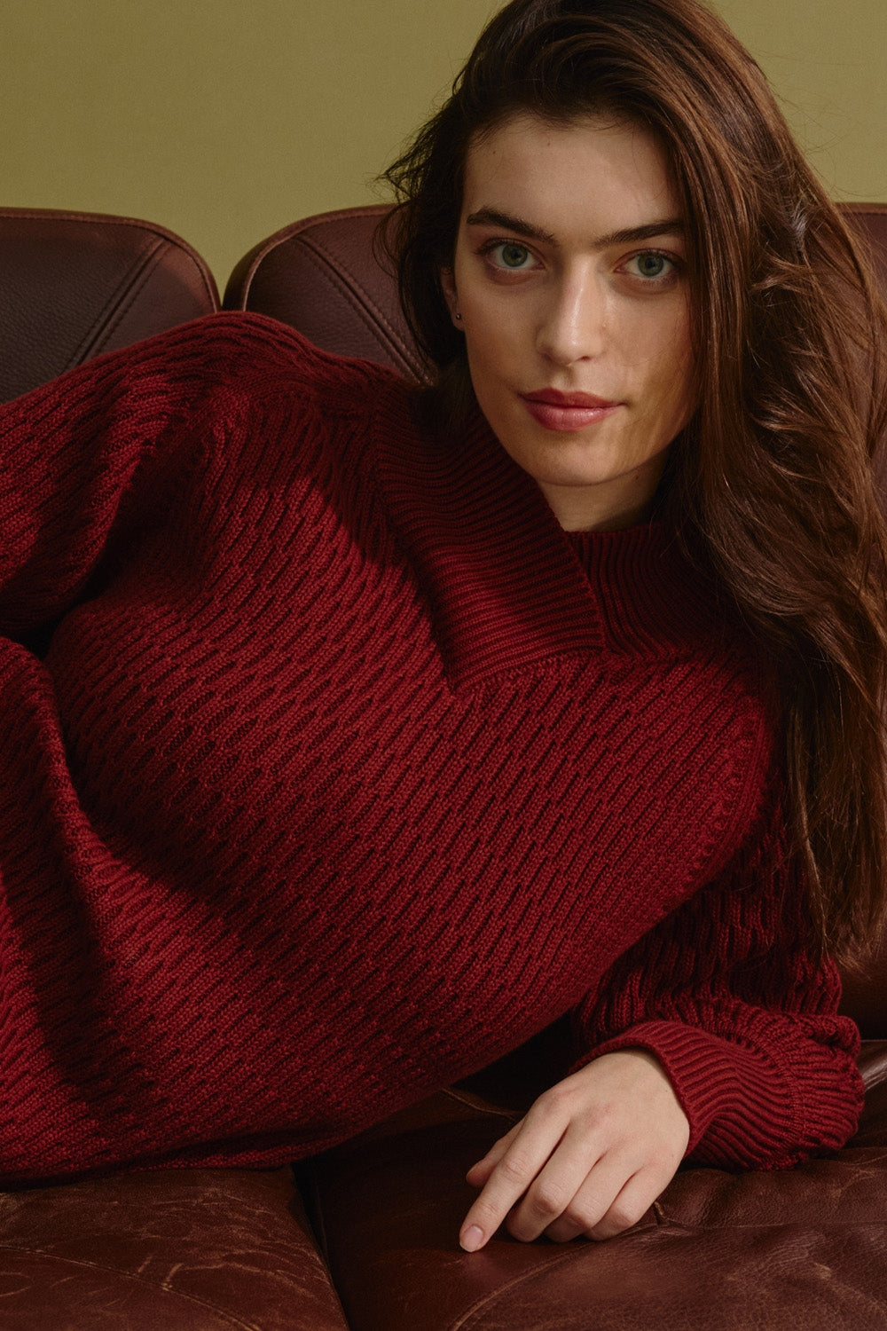 Tranquillo Pullover aus Strick C63 rost