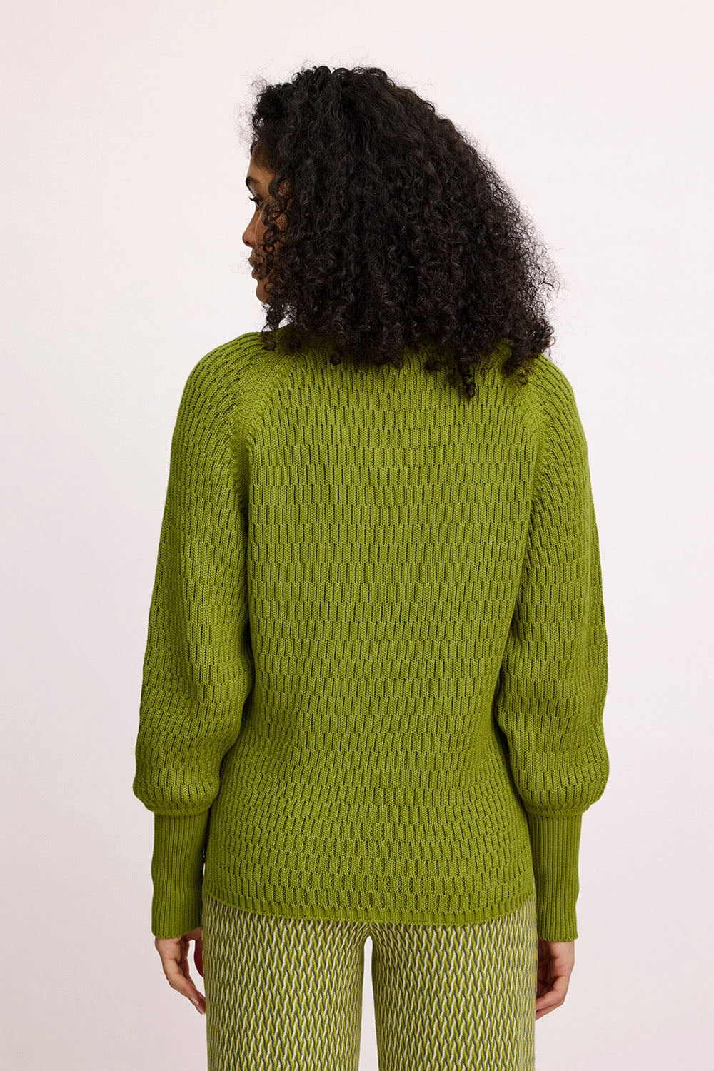 Tranquillo Pullover aus Strick C63 grün