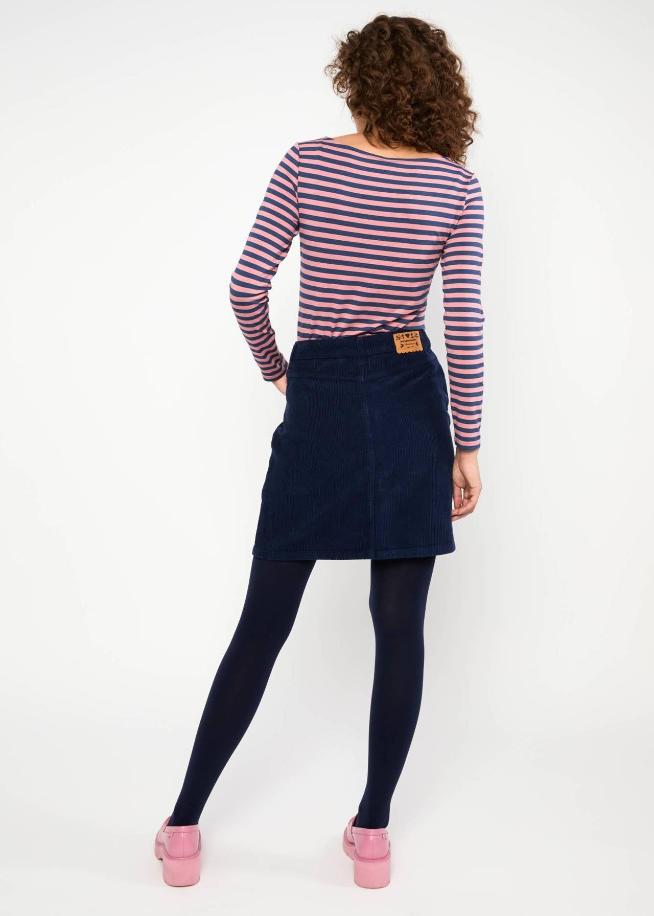 Blutsgeschwister Cordrock "Corduroyal" blau