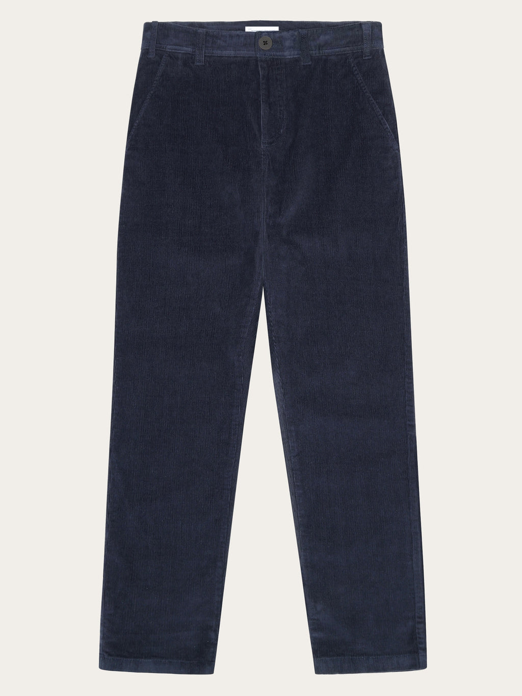 Knowledge Cotton Cordhose blau