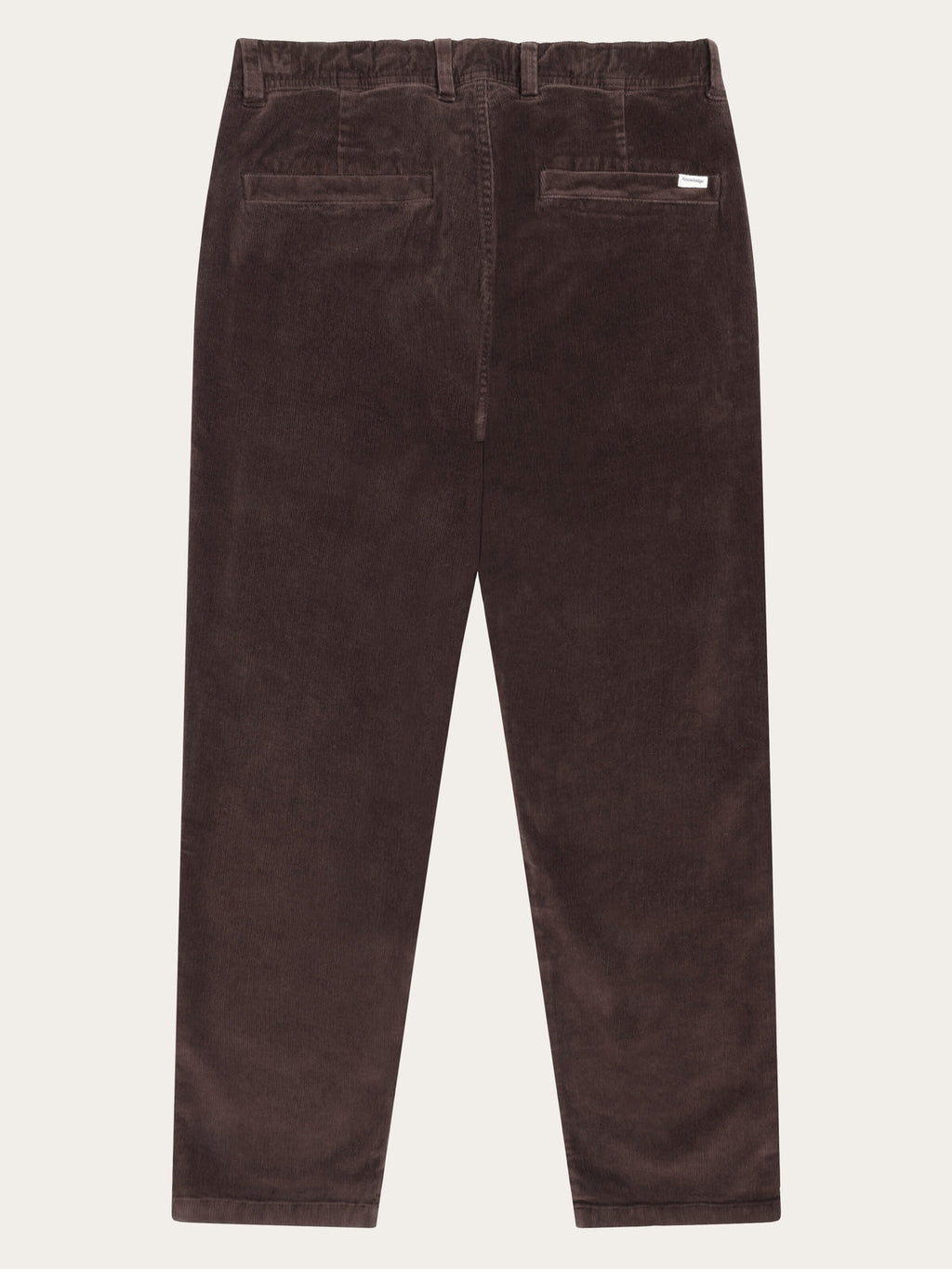 Knowledge Cotton Cordhose braun