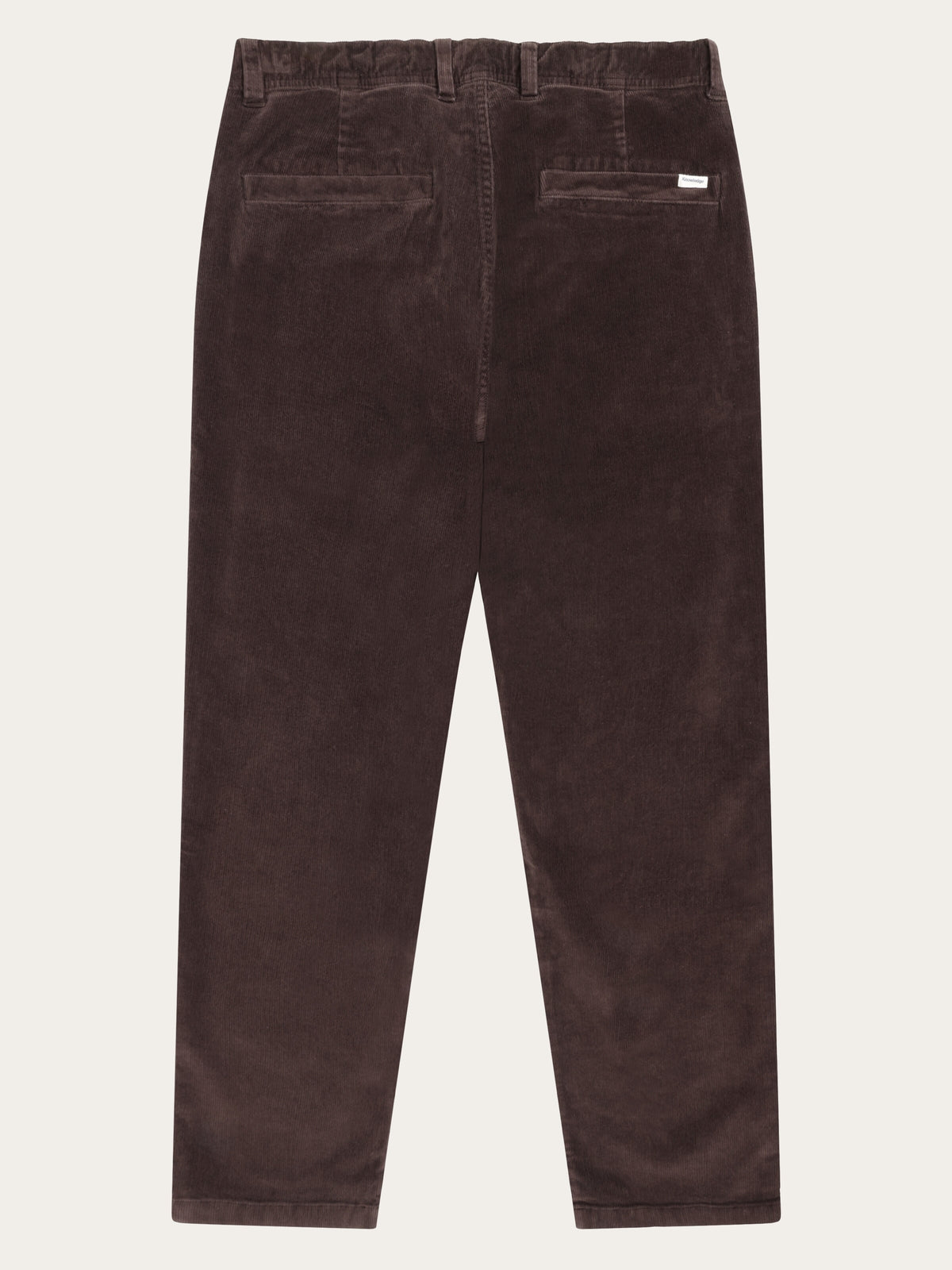 Knowledge Cotton Cordhose braun