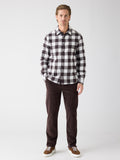 Knowledge Cotton Cordhose braun
