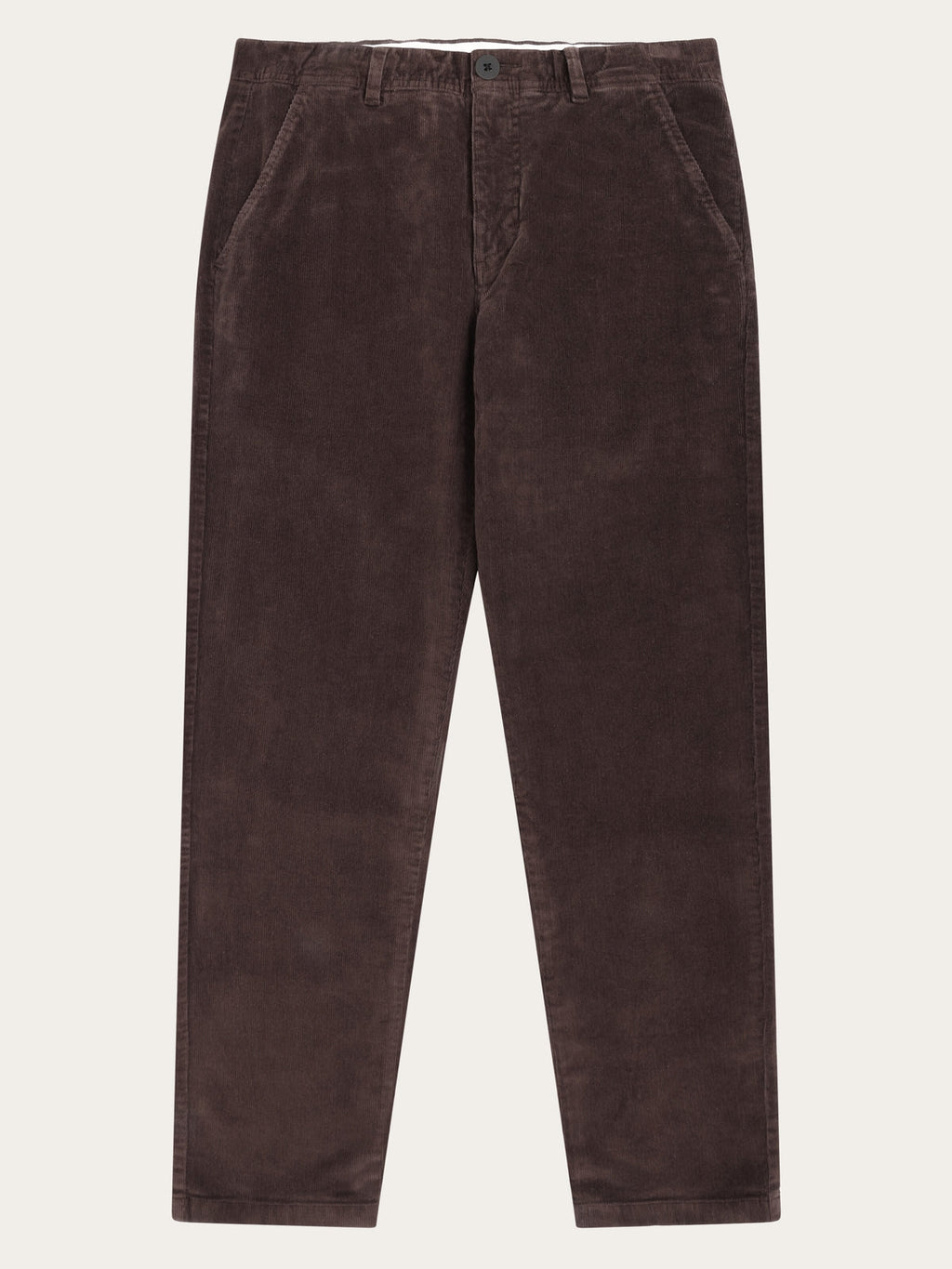 Knowledge Cotton Cordhose braun