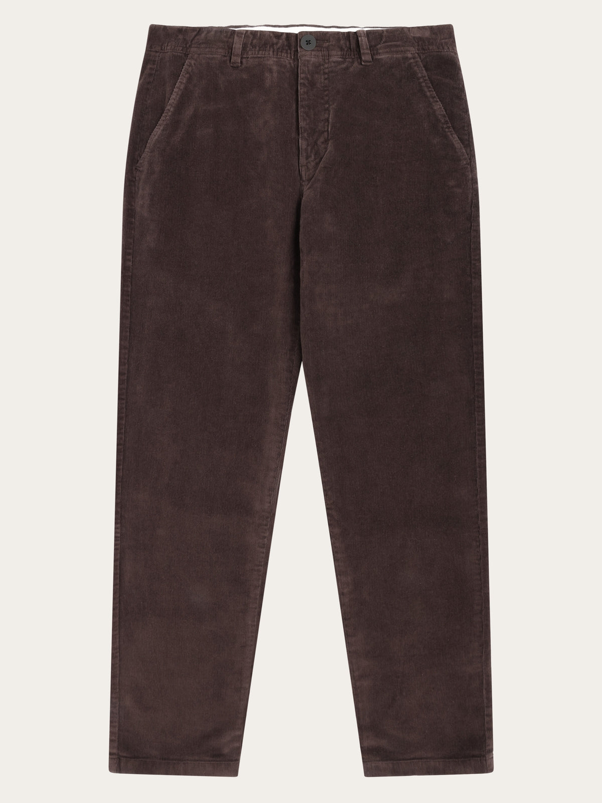 Knowledge Cotton Cordhose braun