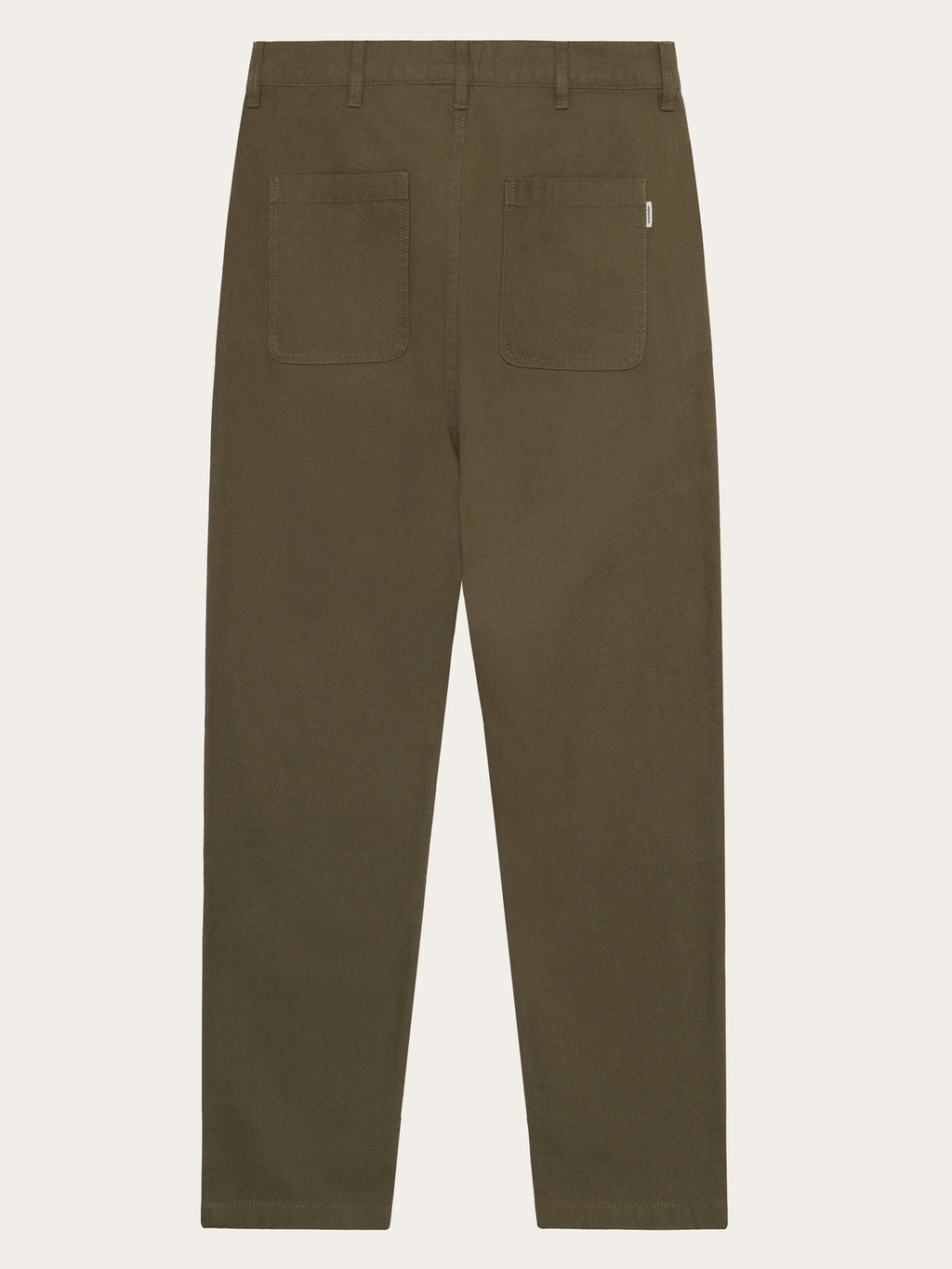 Knowledge Cotton Chinohose grün