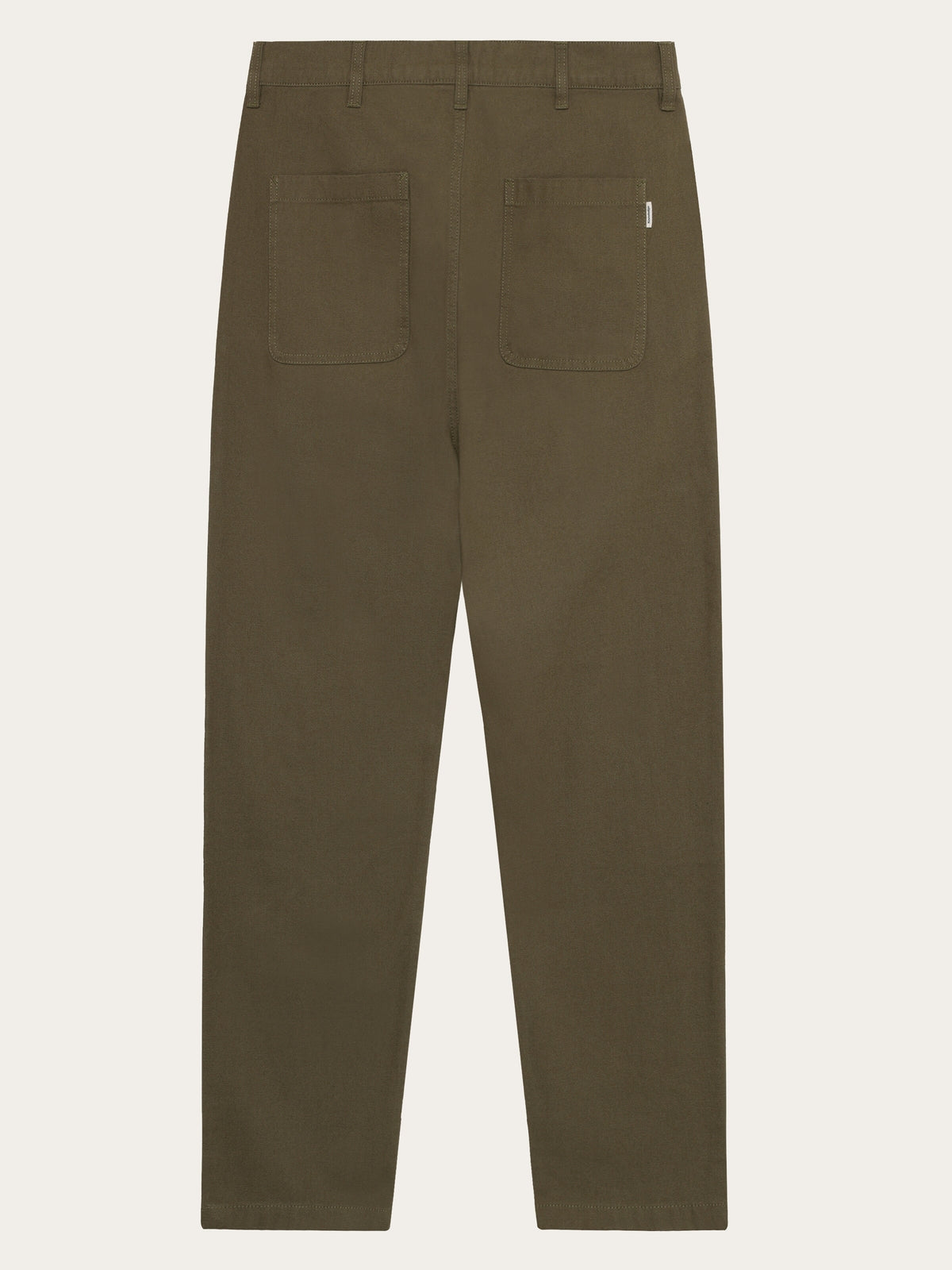 Knowledge Cotton Chinohose grün