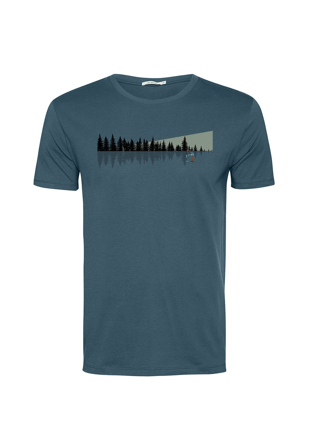 Greenbomb T-Shirt "Fischen" petrol