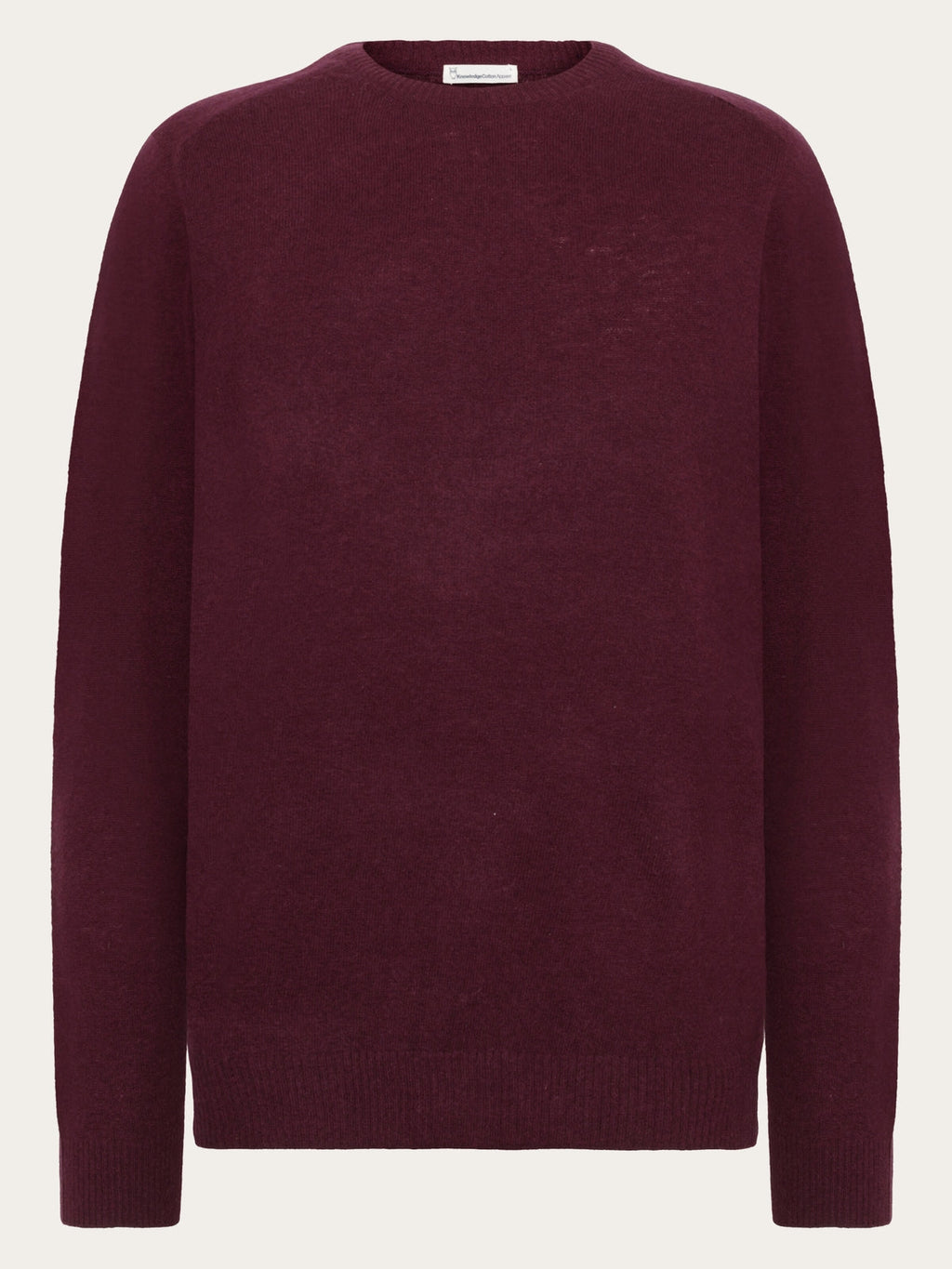 Knowledge Cotton Wollepullover beere