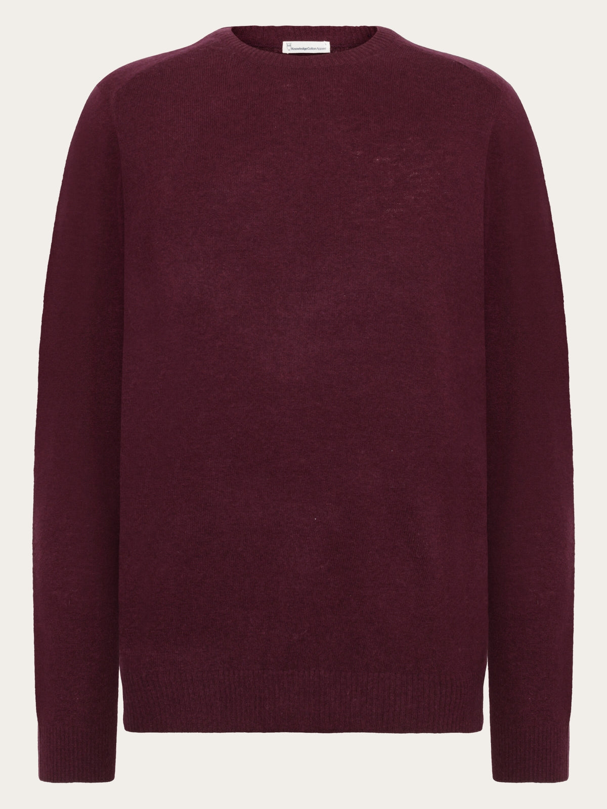 Knowledge Cotton Wollepullover beere