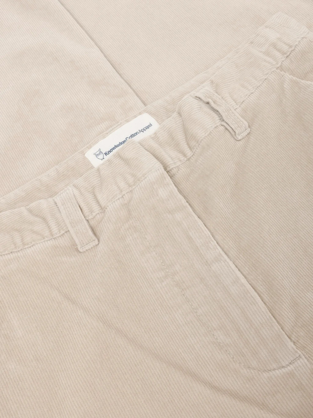 Knowledge Cotton Apparel Cord-Hose "Bora" beige