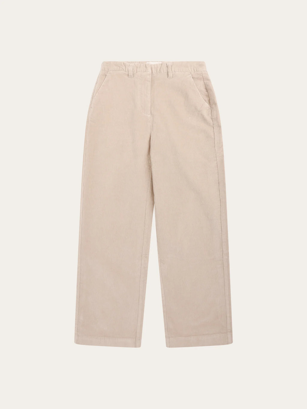 Knowledge Cotton Apparel Cord-Hose "Bora" beige