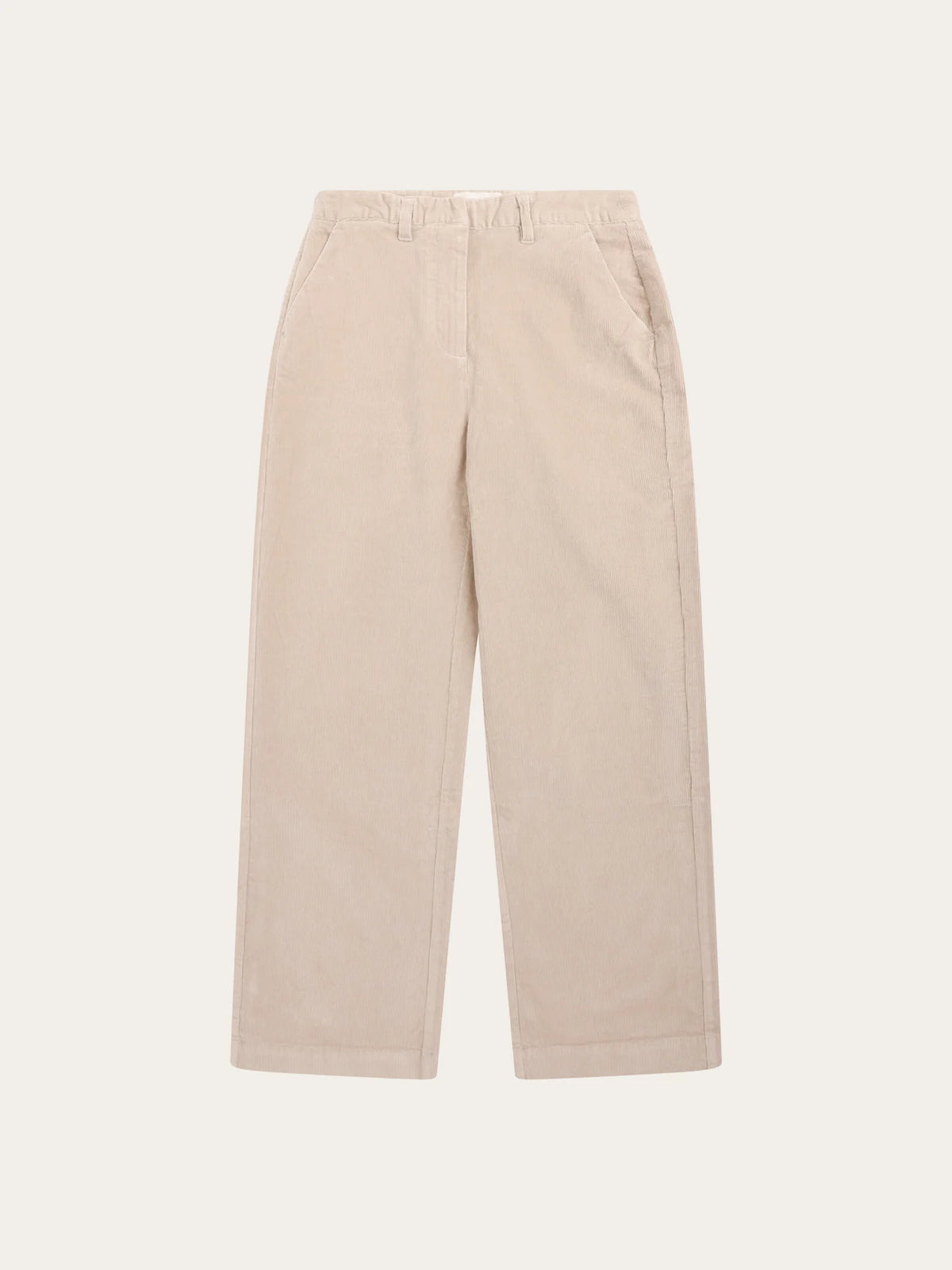 Knowledge Cotton Apparel Cord-Hose "Bora" beige