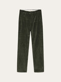Knowledge Cotton Cordhose "Chuck" dunkelgrün