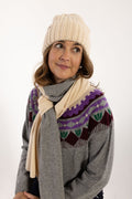 Danefae Schal "Danebundle" beige/grau