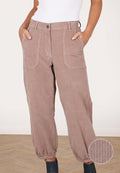 Deerberg Cordhose "Diertje" beige / braun