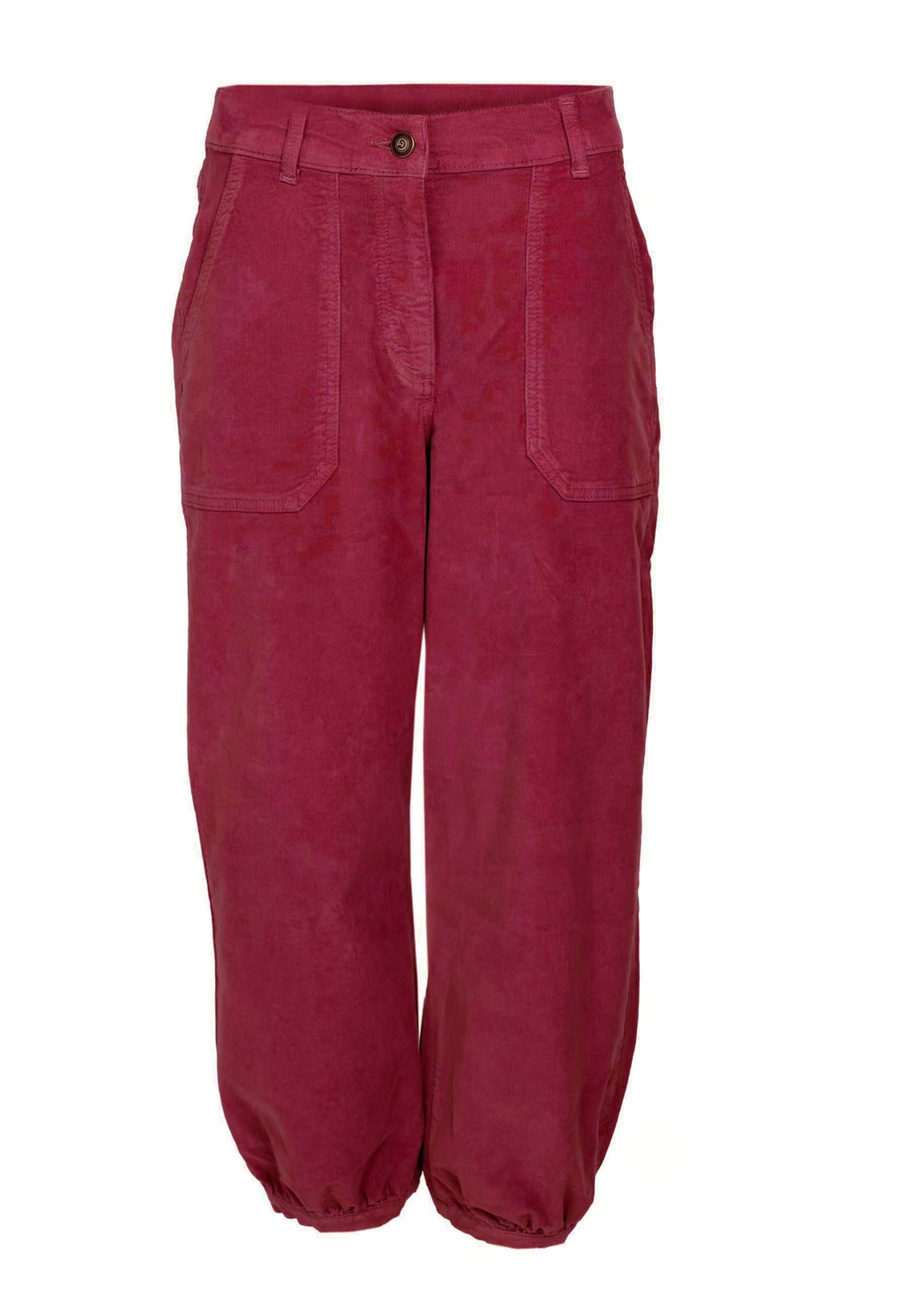 Deerberg Cordhose "Diertje" weinrot
