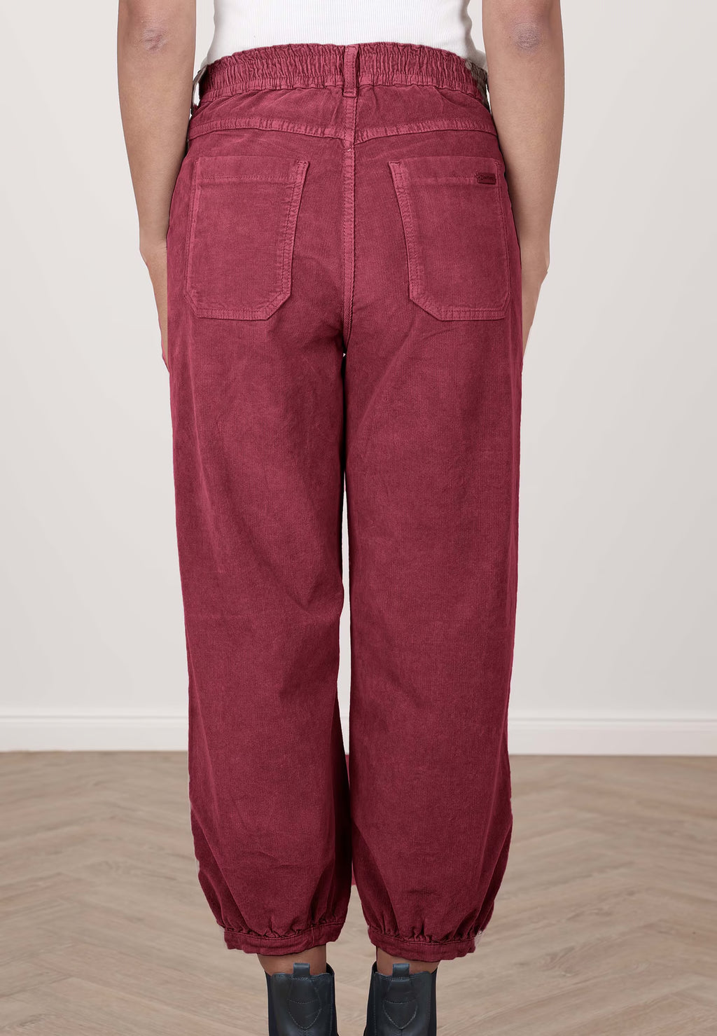 Deerberg Cordhose "Diertje" weinrot
