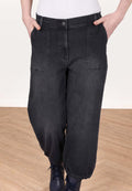 Deerberg Jeans "Evieana" schwarz / grau