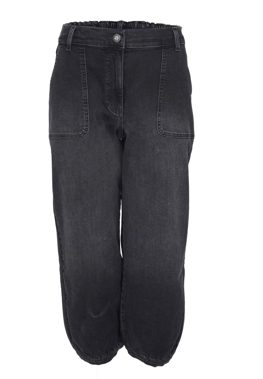 Deerberg Jeans "Evieana" schwarz / grau