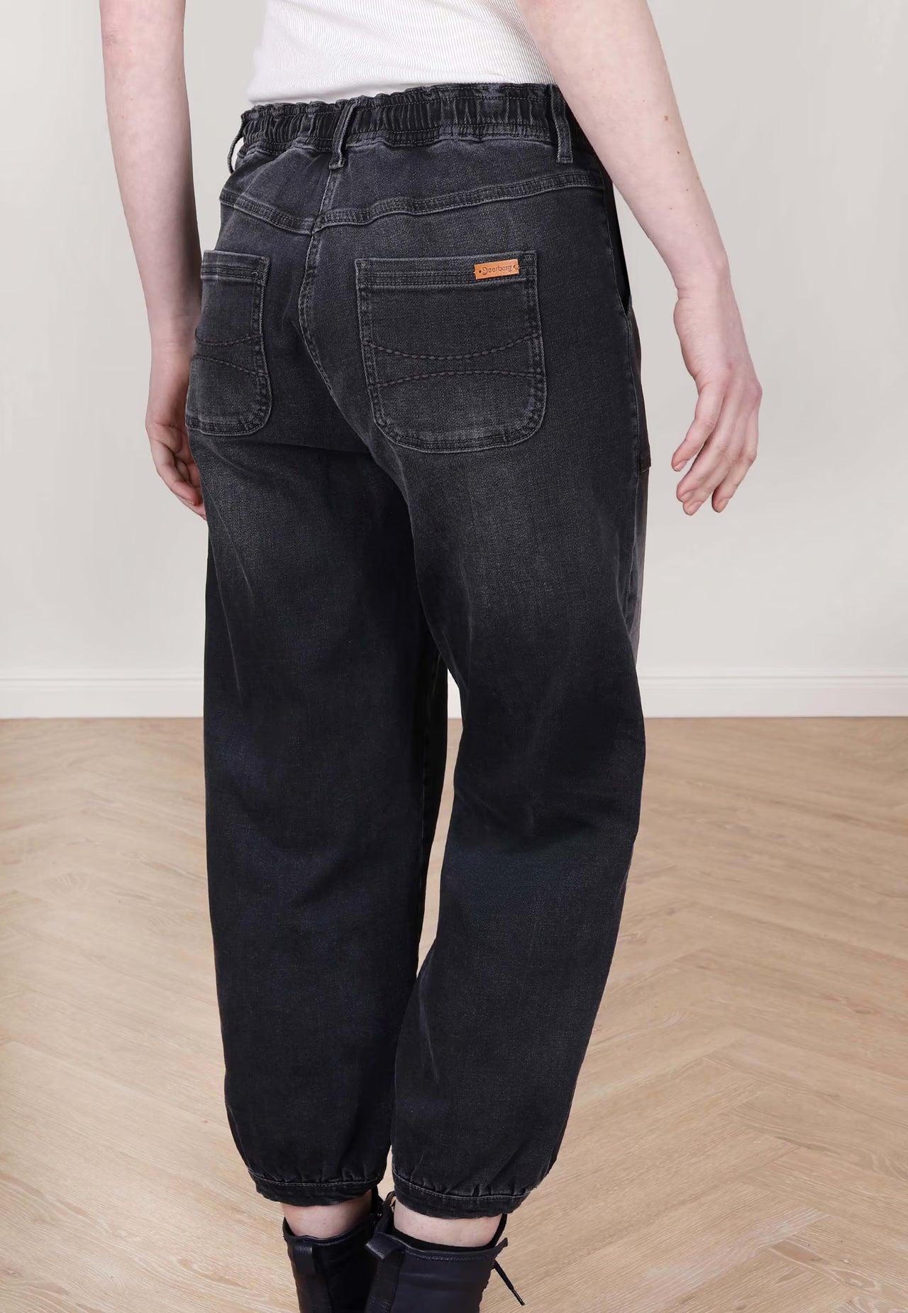 Deerberg Jeans "Evieana" schwarz / grau