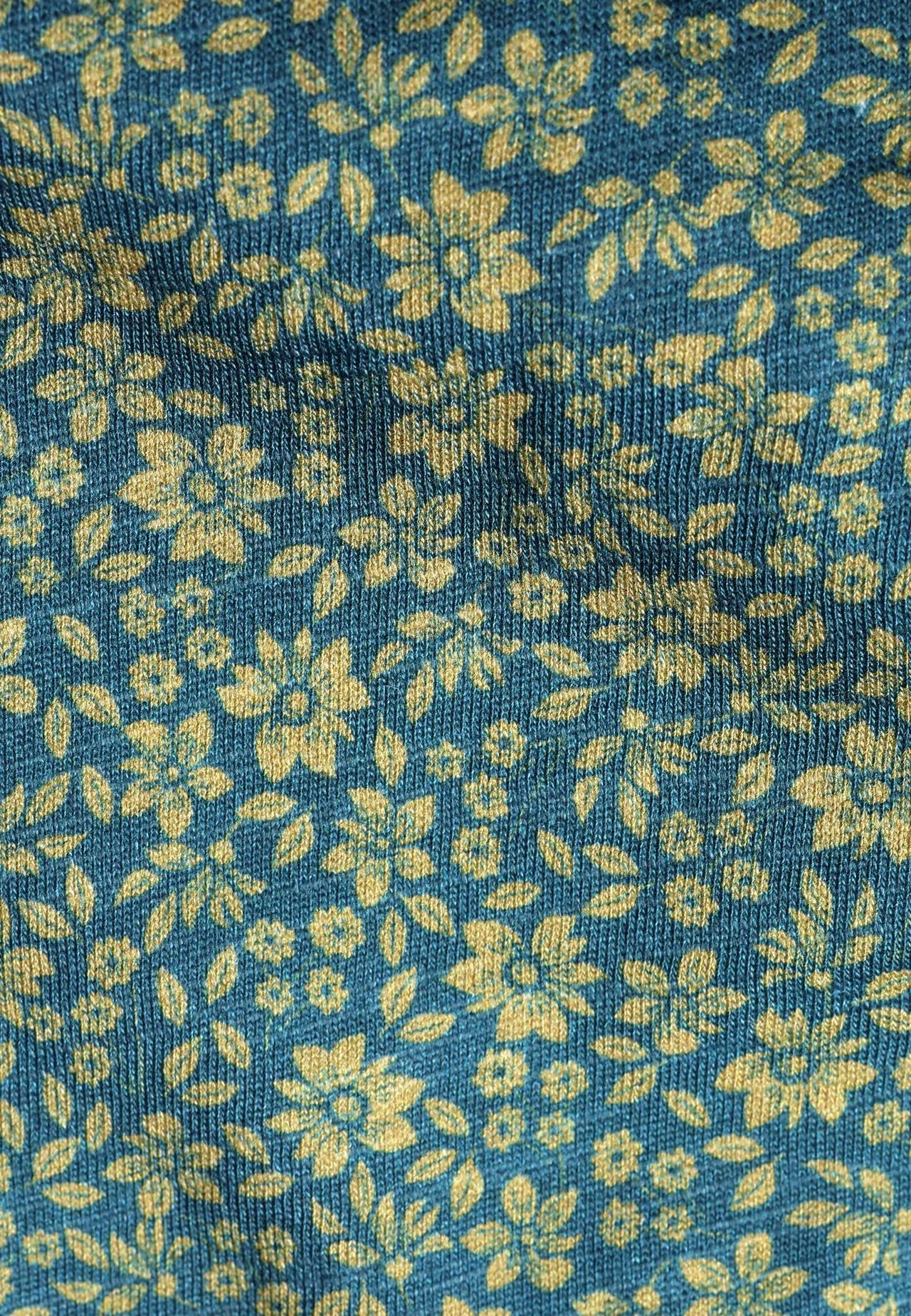 Deerberg Shirt "Adrijola" petrol / grün gemustert